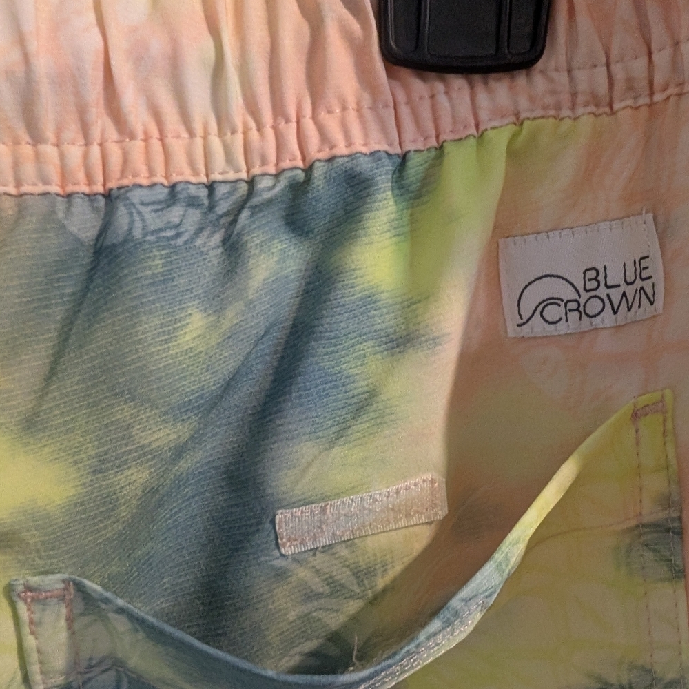 Blue Crown Shorts Volley Bathing Suit Men's BNWT - Picture 12 of 16